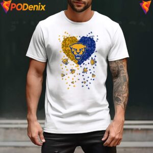 Pitt Panthers 2026 Heart Fan Shirt NFL Football Sports Graphic For Men