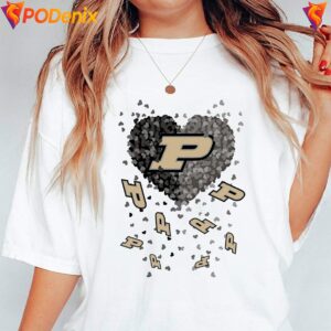 Purdue Boilermakers 2026 Heart Shirt Football Sports Graphic For Mens 2
