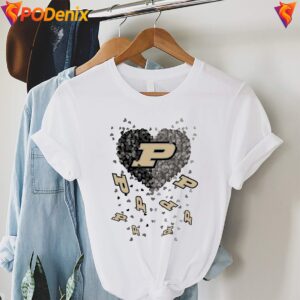 Purdue Boilermakers 2026 Heart Shirt Football Sports Graphic For Mens 3