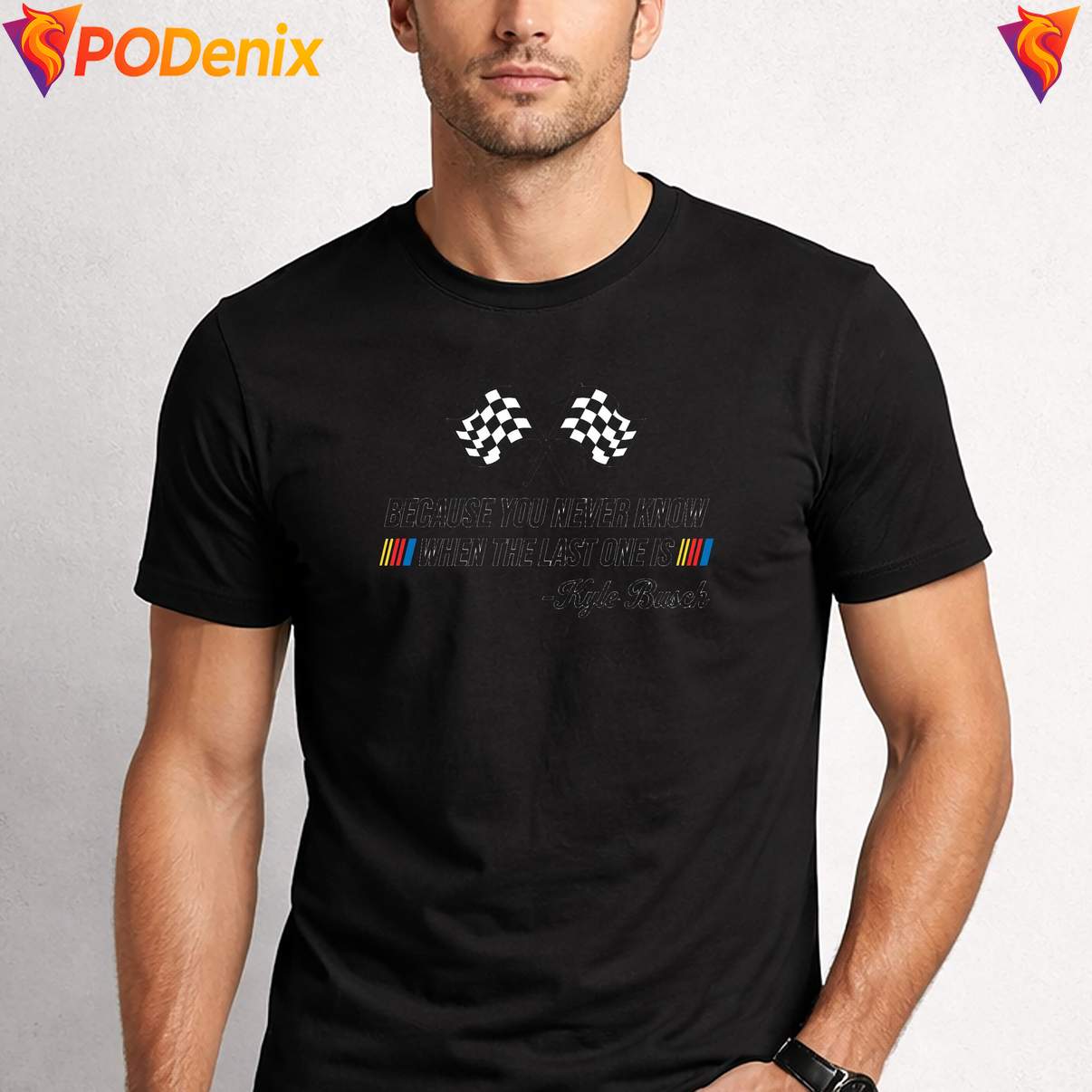 Racing Legend Kyle Busch Fan T-Shirt Tribute Memorial Motorsport Mens Top Racing Legend Kyle Busch Fan T-Shirt Tribute Memorial Motorsport Mens Top