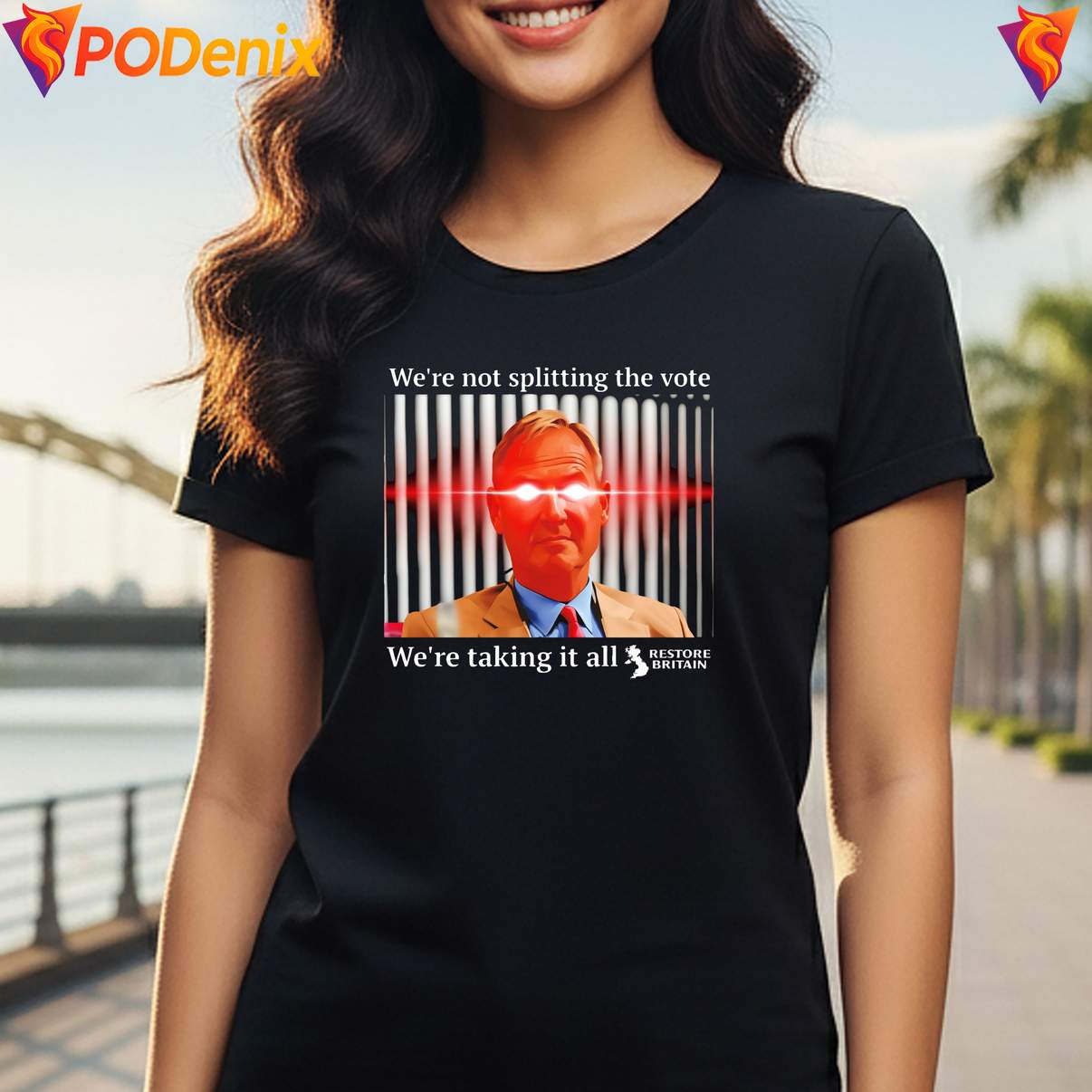 Restore Britain Political Tee We Are Not Splitting The Vote Mens Top Restore Britain Political Tee We Are Not Splitting The Vote Mens Top