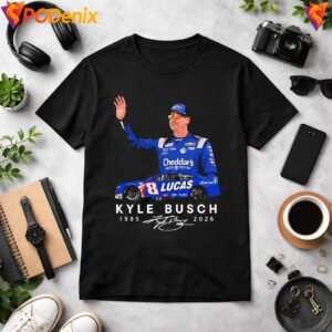 Rowdy NASCAR Racing Legend Shirt Kyle Busch 1985 2026 Signature For Men 2