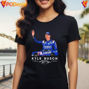 Rowdy NASCAR Racing Legend Shirt Kyle Busch 1985 2026 Signature For Men 4