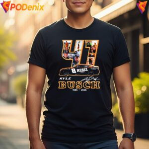 Rowdy Racing 1985 2026 Fan Shirt Kyle Busch Motorsport Graphic For Men 2
