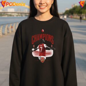Saka Number 7 Arsenal Fan Shirt 2026 Champions Football Graphic Mens Top 3