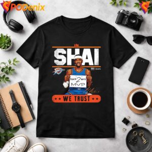 Shai Gilgeous Back 2 Back Shirt OKC Thunder MVP Signature Graphic Mens 3