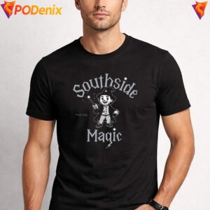 Southside Magic Retro Fan Shirt Classic Typography Graphic Apparel Men