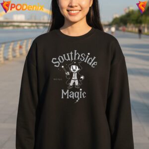 Southside Magic Retro Fan Shirt Classic Typography Graphic Apparel Men 4