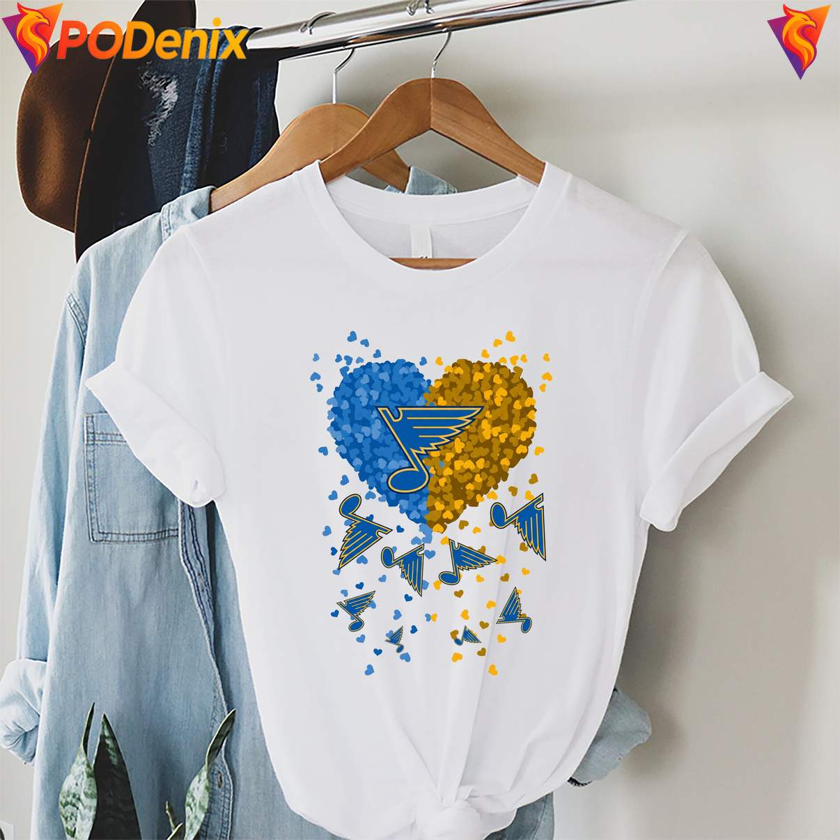 St Louis Blues 2026 Heart Fan Tshirt NHL Hockey Sports Graphic For Mens St Louis Blues 2026 Heart Fan Tshirt NHL Hockey Sports Graphic For Mens