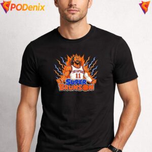Super Brunson Knicks Fan Shirt New York Basketball Sports Graphic Men