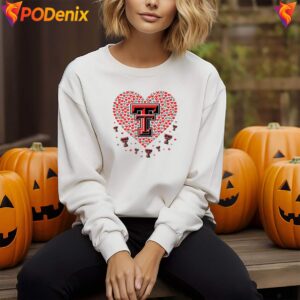 Texas Tech Red Raiders 2026 Heart Shirt Football Sports Graphic For Men 4