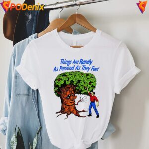 Things Are Rarely As Personal Shirt As They Feel Funny Quote Graphic Men 3