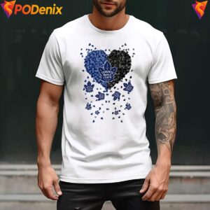 Toronto Maple Leafs 2026 Heart Shirt NHL Hockey Sports Graphic For Mens