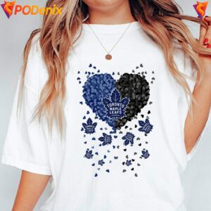 Toronto Maple Leafs 2026 Heart Shirt NHL Hockey Sports Graphic For Mens 2