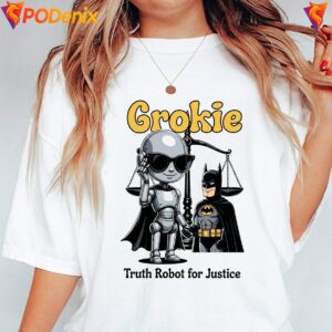 Truth Robot For Justice Grokie Shirt Batman Retro Comic Graphic For Men 2