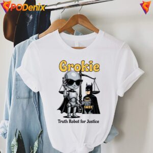 Truth Robot For Justice Grokie Shirt Batman Retro Comic Graphic For Men 3