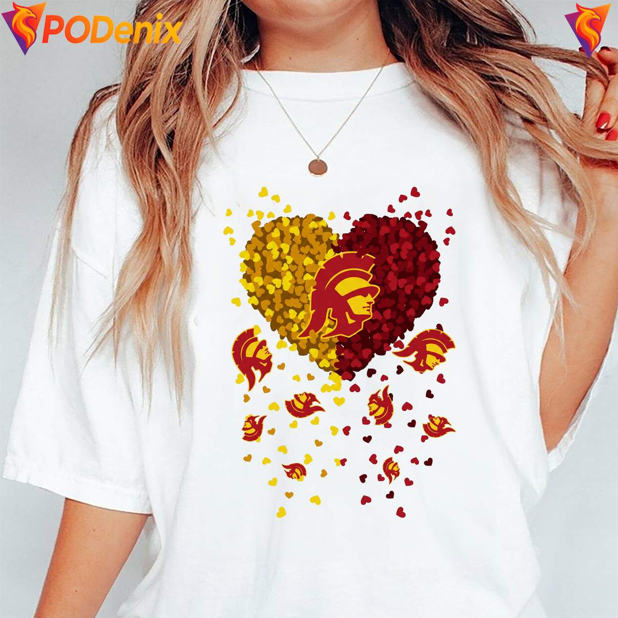 USC Trojans 2026 Heart Fan Football T-Shirt Sports Graphic Apparel For Men USC Trojans 2026 Heart Fan Football T-Shirt Sports Graphic Apparel For Men