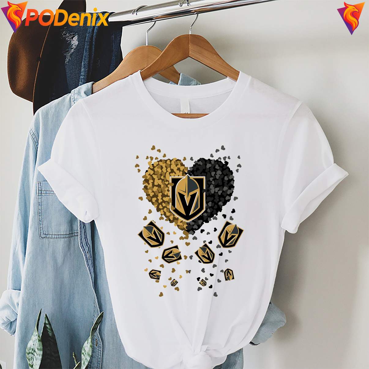 Vegas Golden Knights 2026 Heart Tshirt NHL Hockey Sports Graphic For Men Vegas Golden Knights 2026 Heart Tshirt NHL Hockey Sports Graphic For Men