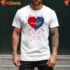 Washington Capitals 2026 Heart Fan Shirt NHL Hockey Sports Graphic Mens