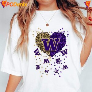 Washington Huskies 2026 Heart Fan Shirt Football Sports Graphic For Men 2