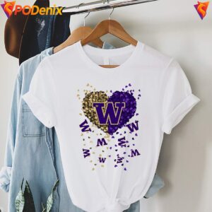 Washington Huskies 2026 Heart Fan Shirt Football Sports Graphic For Men 3