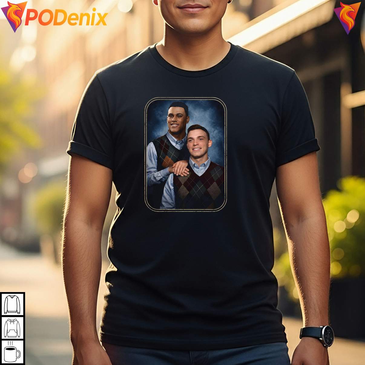 Aaron Judge Ben Rice Brothers Tee Baseball Sports Fan Graphic Apparel Mens Aaron Judge Ben Rice Brothers Tee Baseball Sports Fan Graphic Apparel Mens