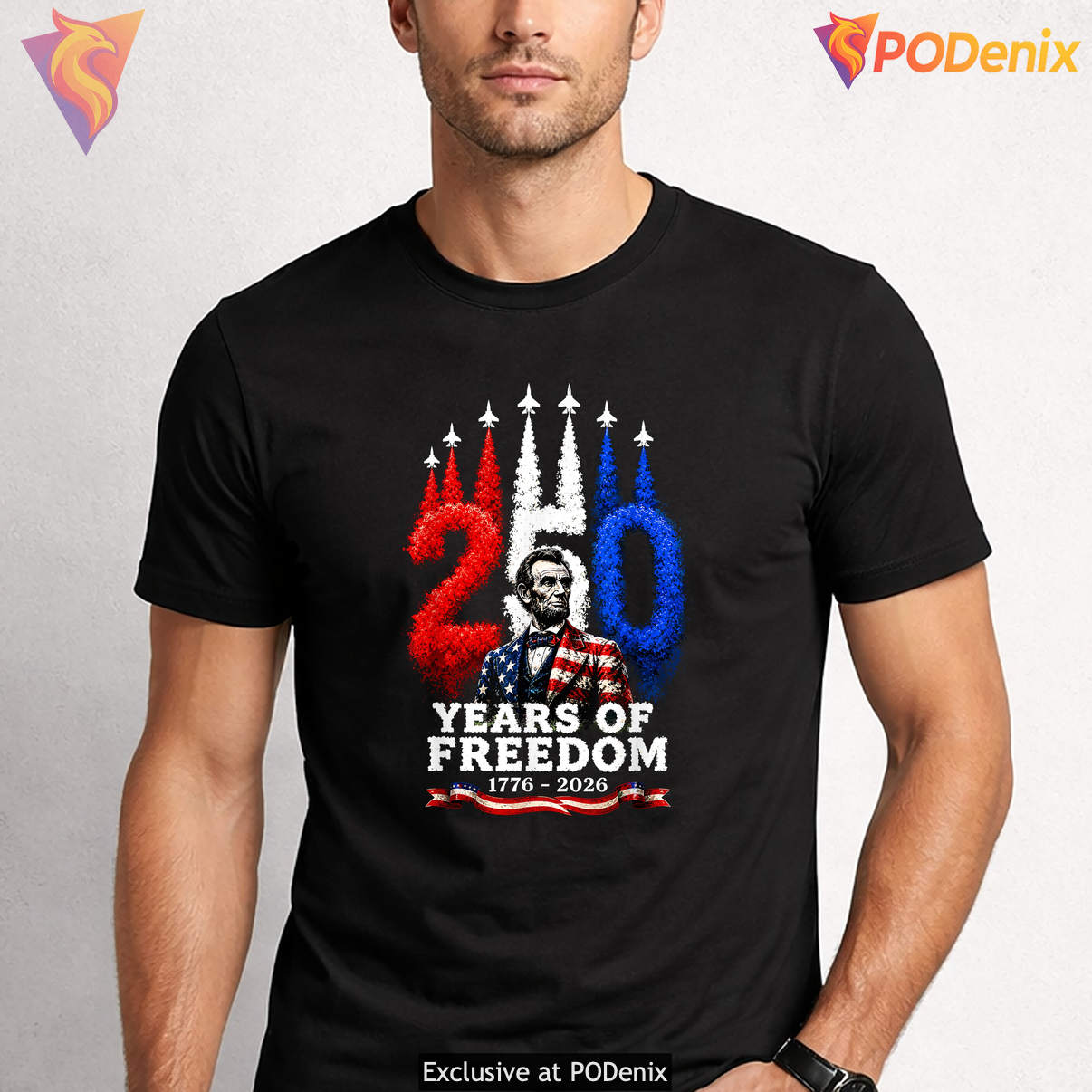 Abraham Lincoln 250th Tshirt USA 250 Years 4th Of July Celebration Graphic Abraham Lincoln 250th Tshirt USA 250 Years 4th Of July Celebration Graphic