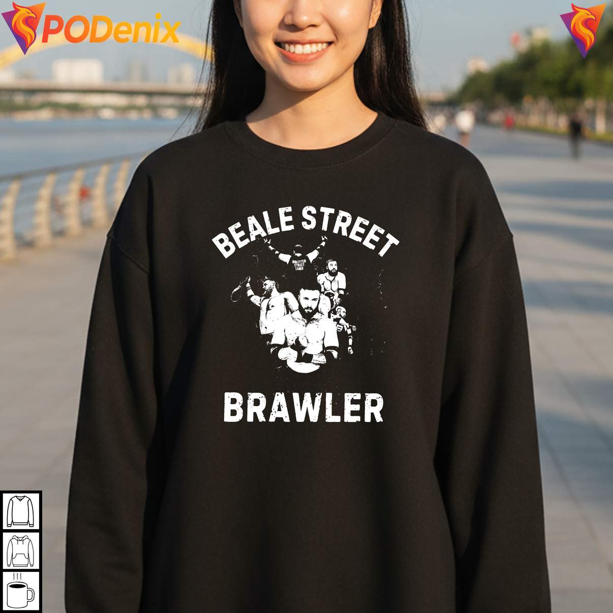 Beale Street Brawler Graphic Shirt Ashton Pachucki Fan Design Apparel Mens