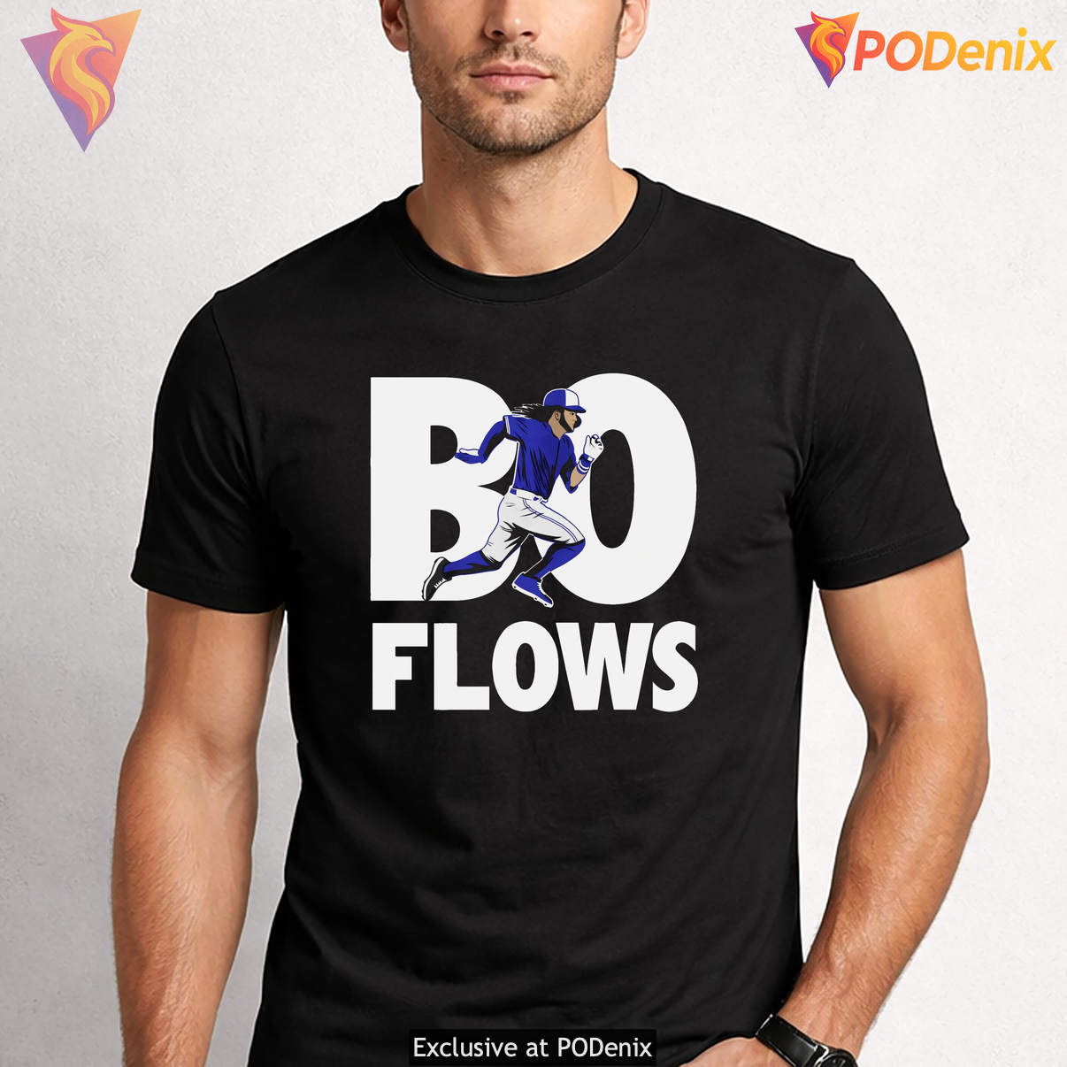 Bo Flows Bo Bichette Tshirt Toronto Baseball Sports Fan Graphic Design For Men Bo Flows Bo Bichette Tshirt Toronto Baseball Sports Fan Graphic Design For Men