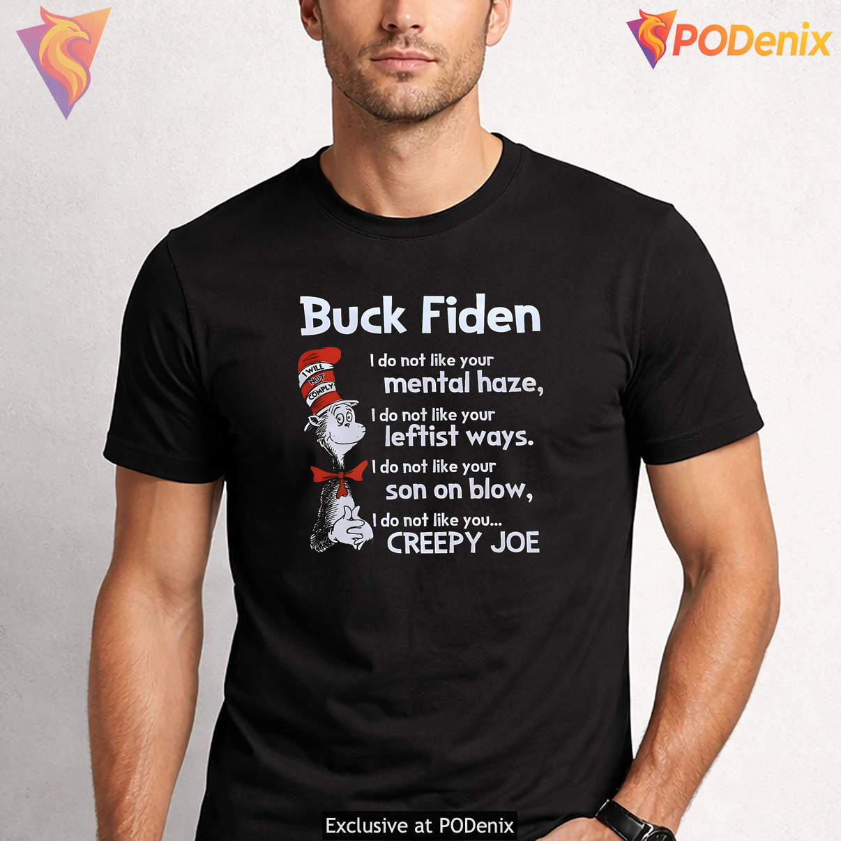 Buck Fiden Dr Seuss Mental Haze Tee I Do Not Like Your Humor Graphic Mens Buck Fiden Dr Seuss Mental Haze Tee I Do Not Like Your Humor Graphic Mens