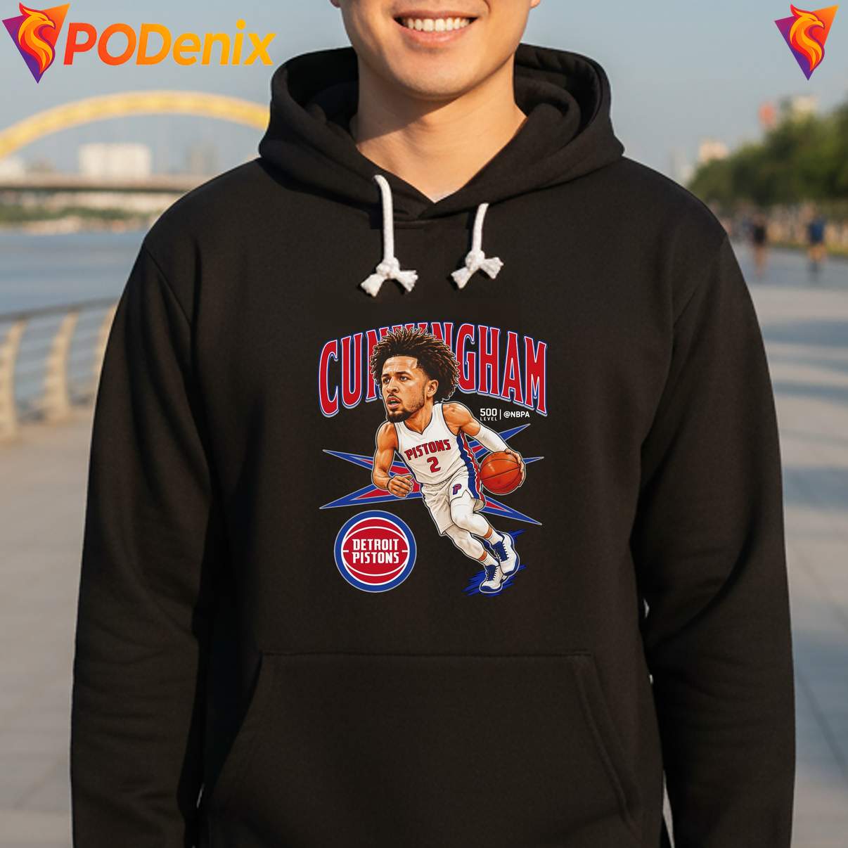 Cade Cunningham Big Head Fan Shirt Detroit Pistons Basketball Graphic Design Men