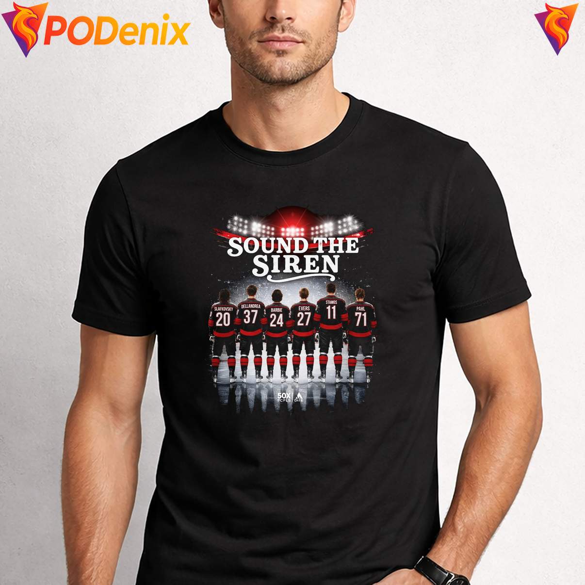 Carolina Hockey 2026 Playoffs Shirt Sound The Siren Sports Fan Graphic Men