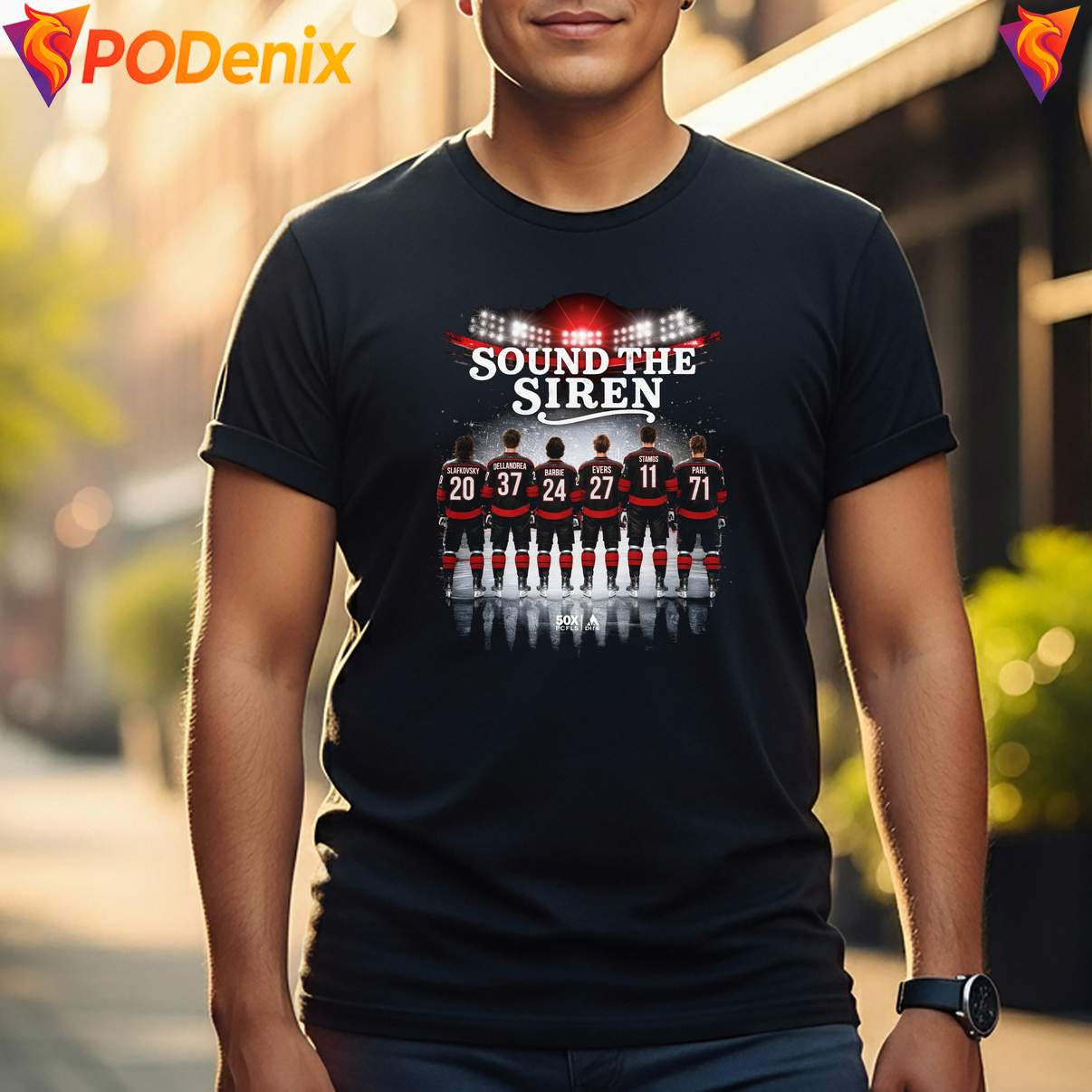 Carolina Hockey 2026 Playoffs Tshirt Sound The Siren Sports Fan Graphic Men Carolina Hockey 2026 Playoffs Tshirt Sound The Siren Sports Fan Graphic Men