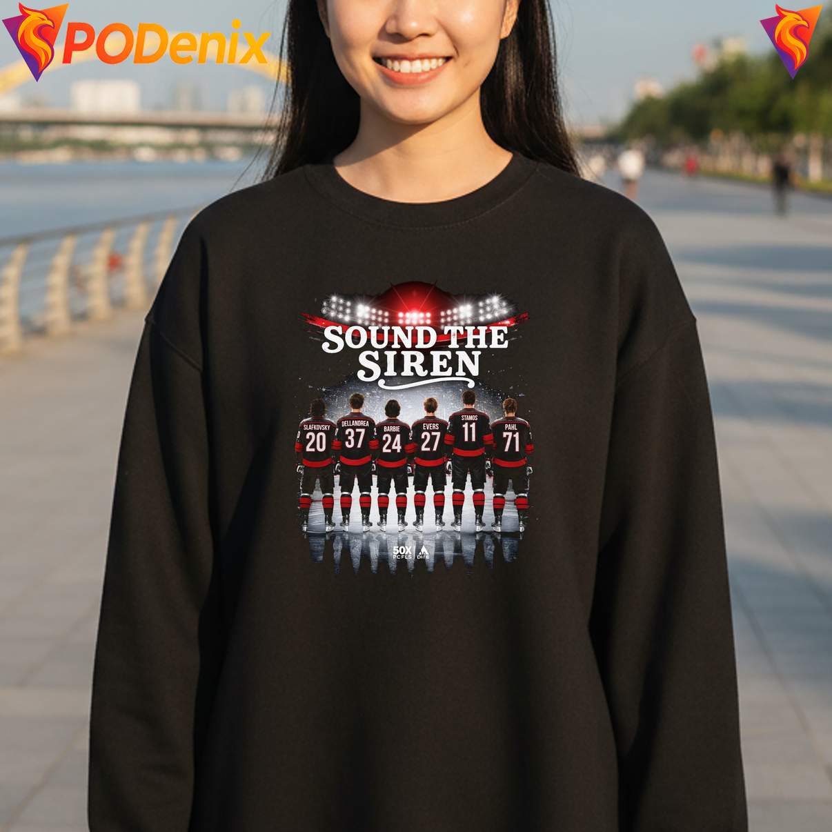 Carolina Hockey 2026 Playoffs Tee Sound The Siren Sports Fan Graphic Men Carolina Hockey 2026 Playoffs Tee Sound The Siren Sports Fan Graphic Men
