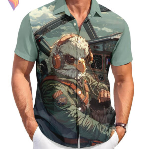 Casual Eagle Summer Hawaiian Shirt 2026 Funny Graphic Tropical Beach Fan Gear