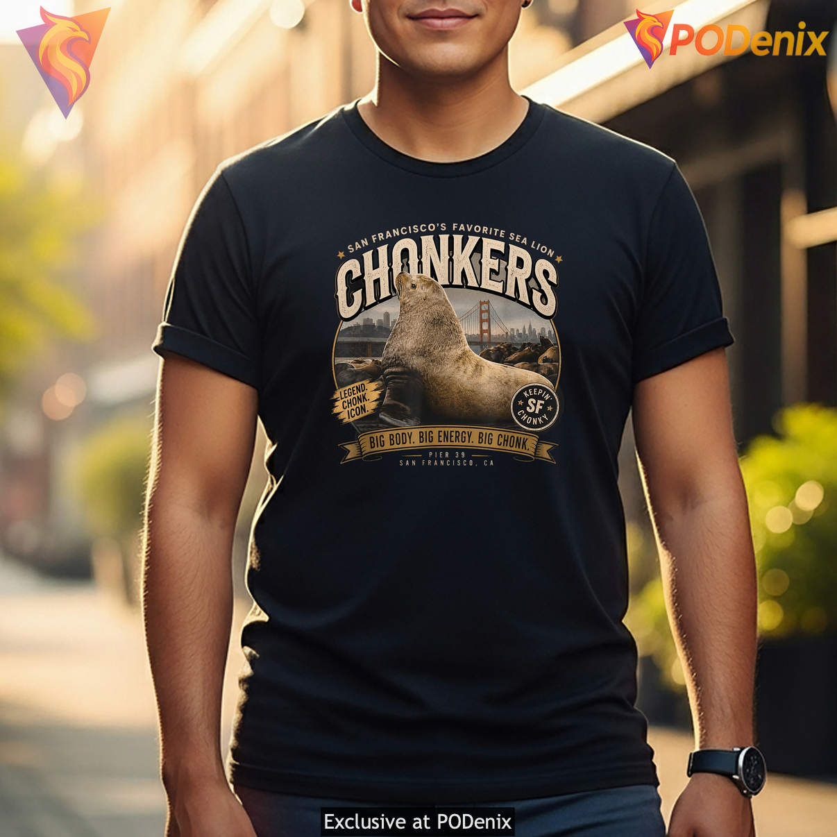 Chonkers The Sea Lion Tshirt Funny Animal Meme Humor Graphic Design Lover Chonkers The Sea Lion Tshirt Funny Animal Meme Humor Graphic Design Lover