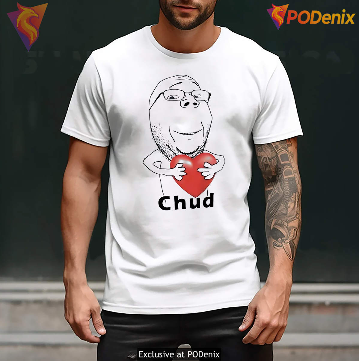 Chud Meme Character Funny T-Shirt Internet Humor Sarcastic Graphic Design Men Chud Meme Character Funny T-Shirt Internet Humor Sarcastic Graphic Design Men
