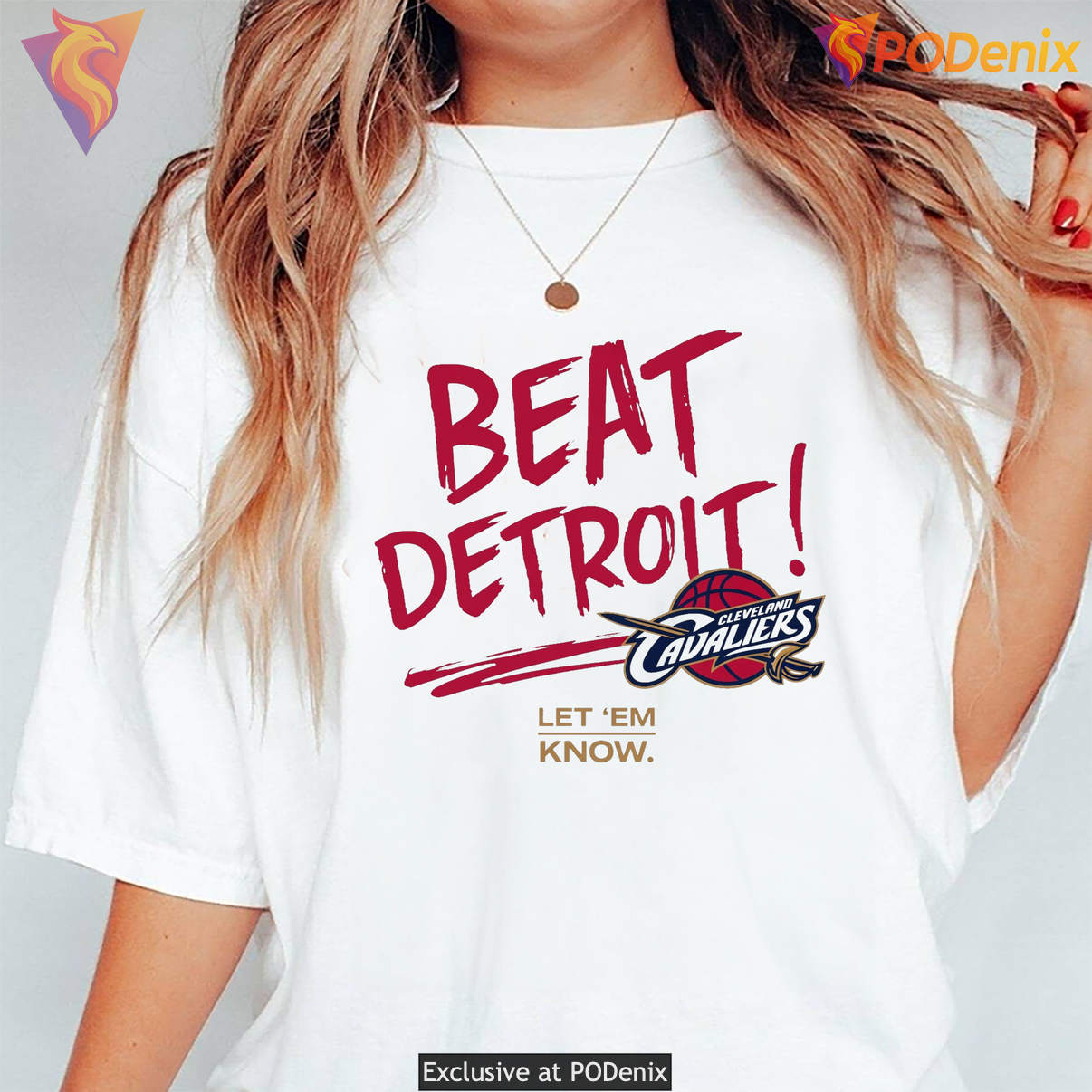 Cleveland Cavaliers Beat Detroit Shirt Let Em Know Basketball Graphic For Men