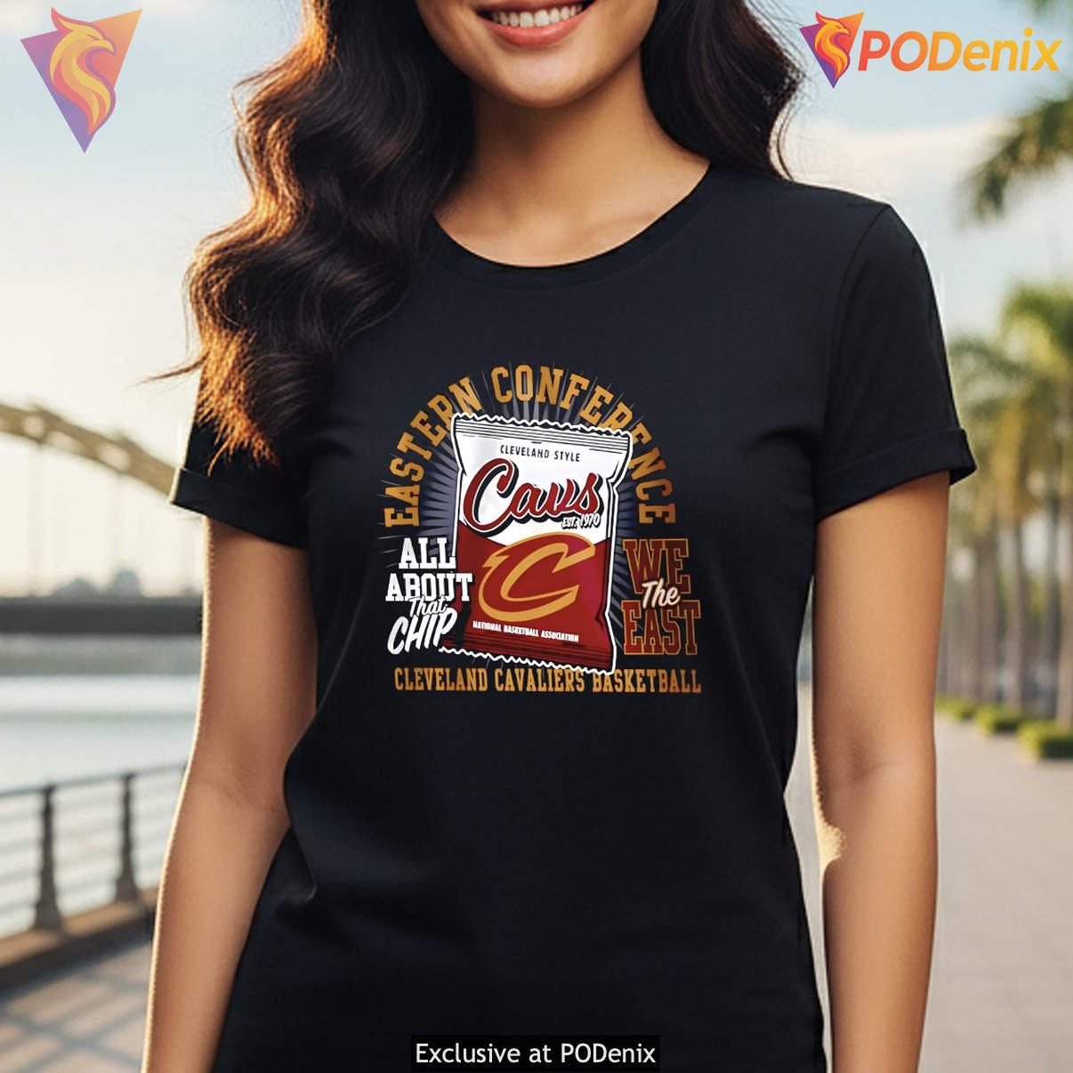 Cleveland Cavaliers Shirt Eastern Conference All About That Chip Graphic