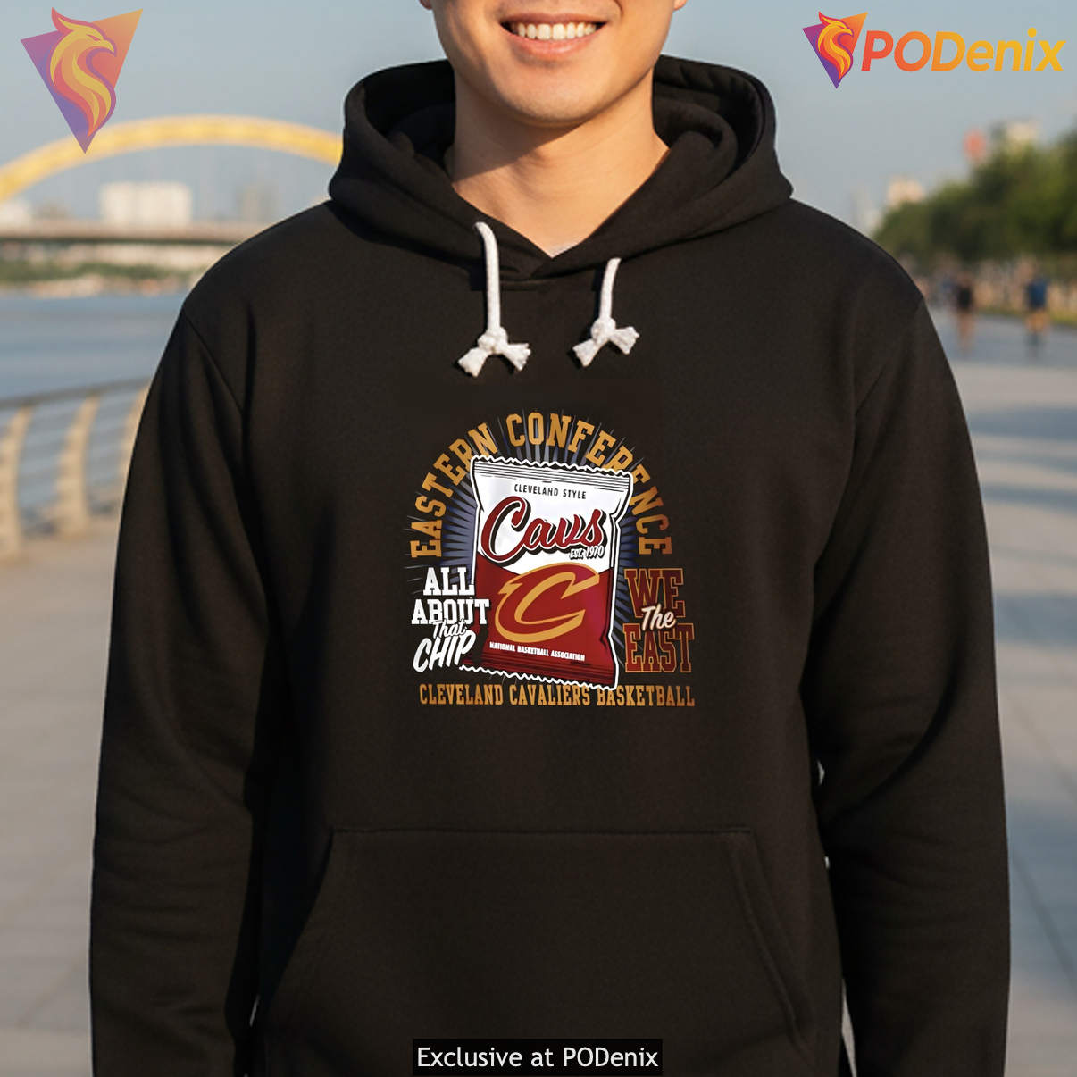 Cleveland Cavaliers T-Shirt Eastern Conference All About That Chip Graphic Cleveland Cavaliers T-Shirt Eastern Conference All About That Chip Graphic