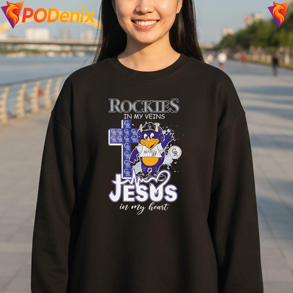 Colorado Rockies Jesus In My Heart T-Shirt Baseball Christian Fan Graphic Mens Colorado Rockies Jesus In My Heart T-Shirt Baseball Christian Fan Graphic Mens
