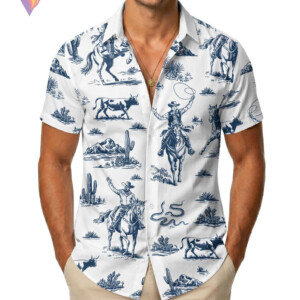 Cowboy Anime Egghead Hawaiian Shirt 2026 Game Character Tropical Summer Gear