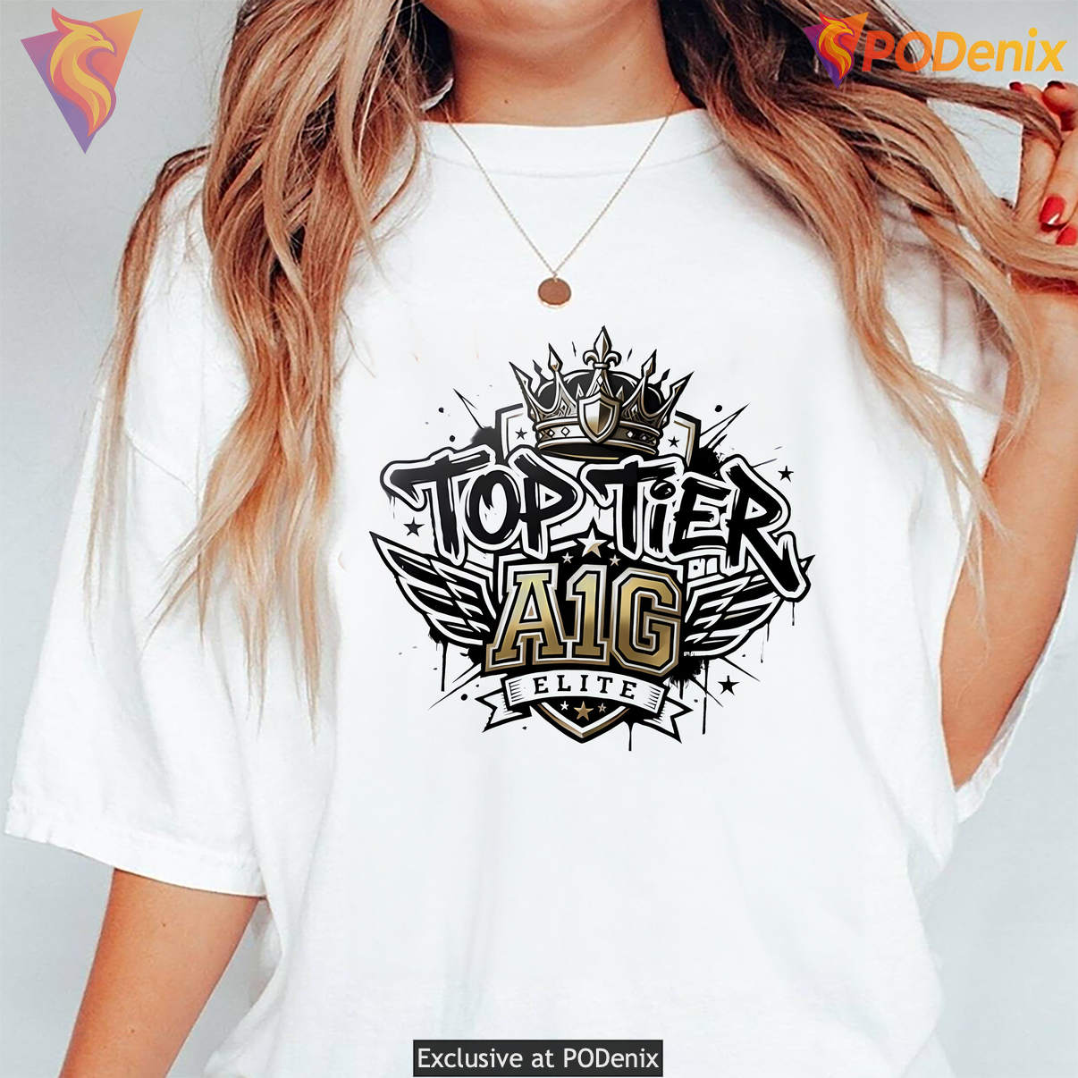 Crown A1G Top Tier Elite T-Shirt Urban Streetwear Lifestyle Graphic For Mens Crown A1G Top Tier Elite T-Shirt Urban Streetwear Lifestyle Graphic For Mens