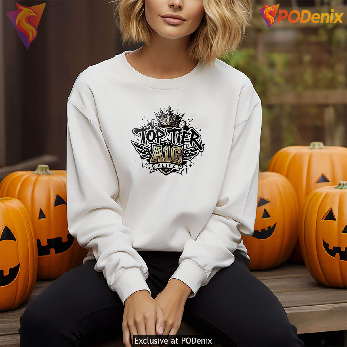 Crown A1G Top Tier Elite Tee Urban Streetwear Lifestyle Graphic For Mens Crown A1G Top Tier Elite Tee Urban Streetwear Lifestyle Graphic For Mens