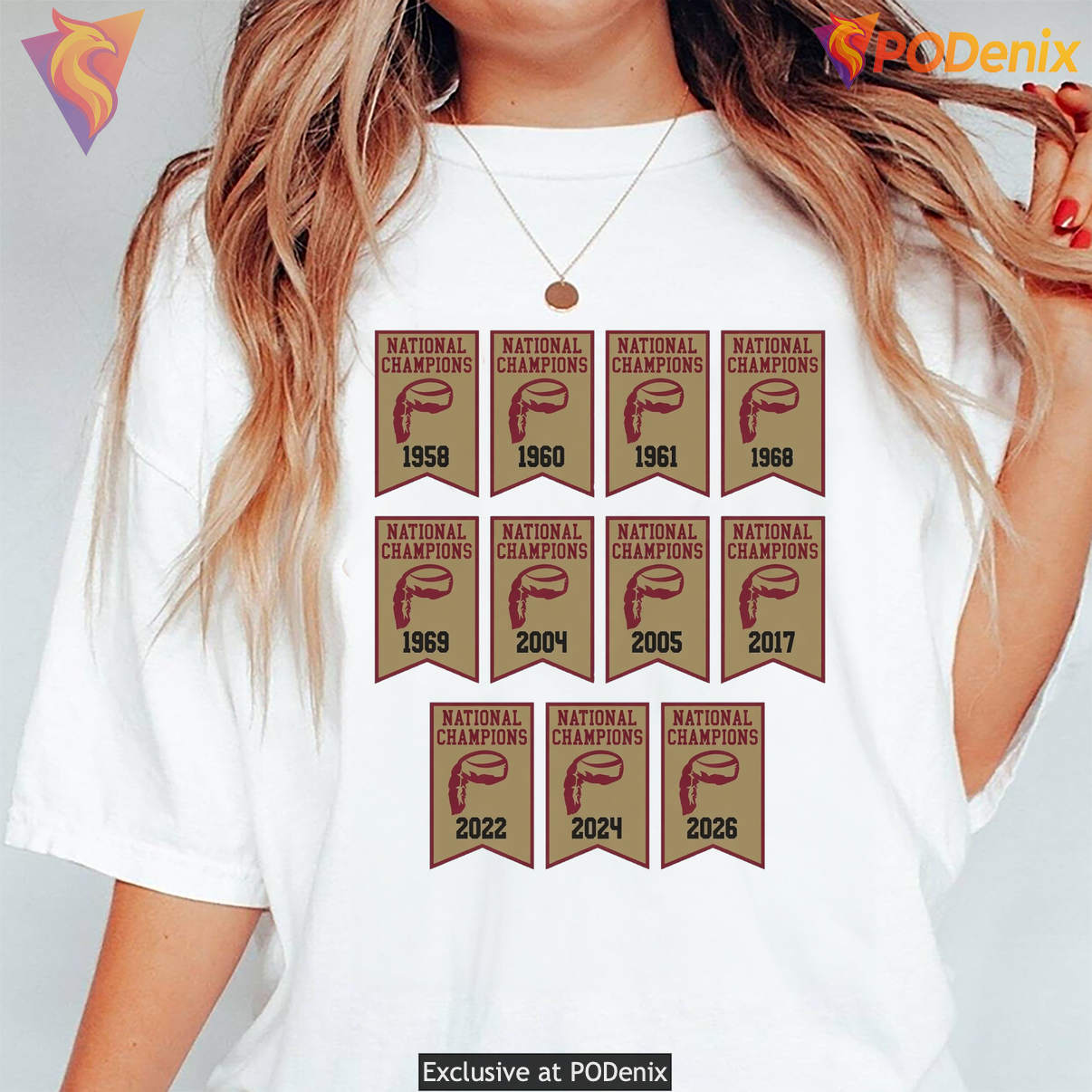 Denver Pioneers 2026 Banners Shirt NCAA Championship Ice Hockey Fan Graphic