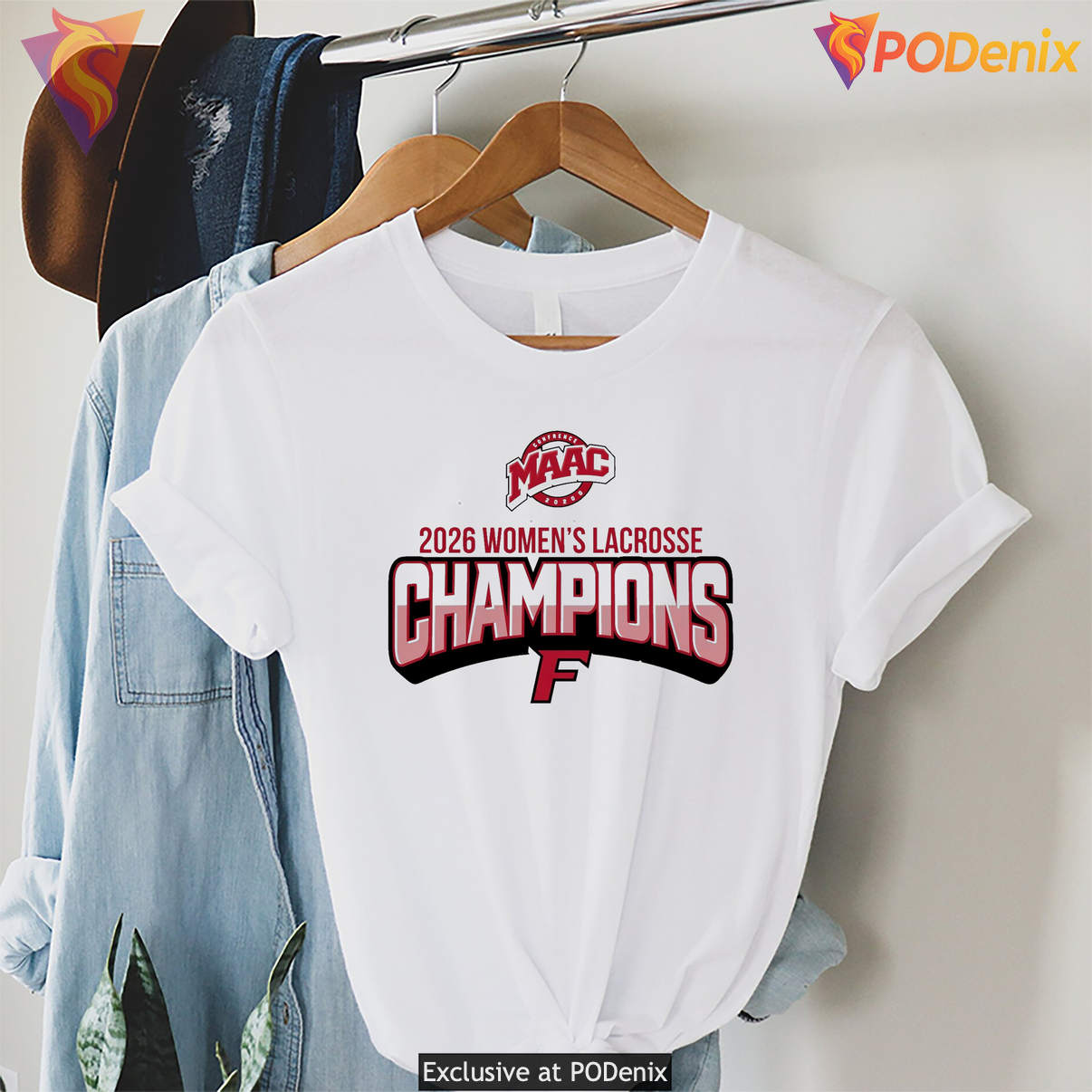Fairfield University 2026 Champ Shirt MAAC Womens Lacrosse Graphic For Women
