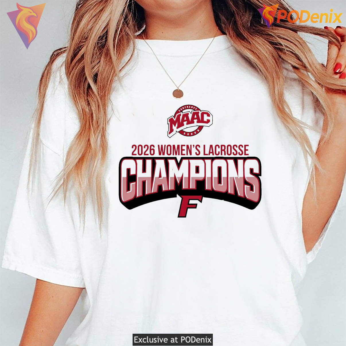 Fairfield University 2026 Champ T-Shirt MAAC Womens Lacrosse Graphic For Women Fairfield University 2026 Champ T-Shirt MAAC Womens Lacrosse Graphic For Women