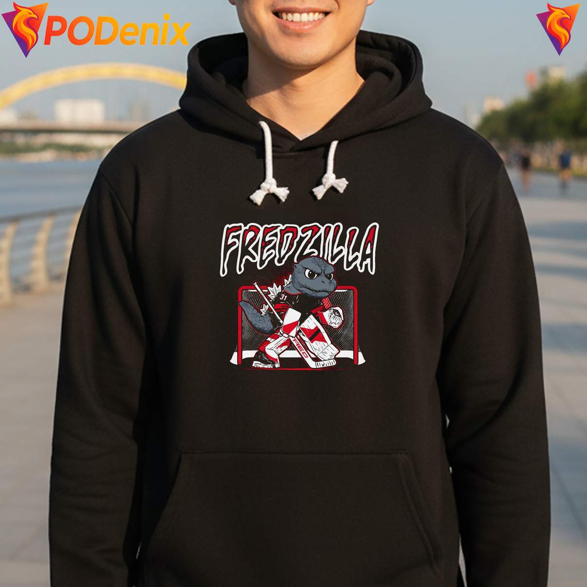 Frederik Andersen FredZilla Shirt Hockey Sports Fan Graphic Design For Mens