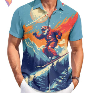 Funny Orangutan Beach Hawaiian Shirt 2026 Graphic Tropical Casual Summer Gear