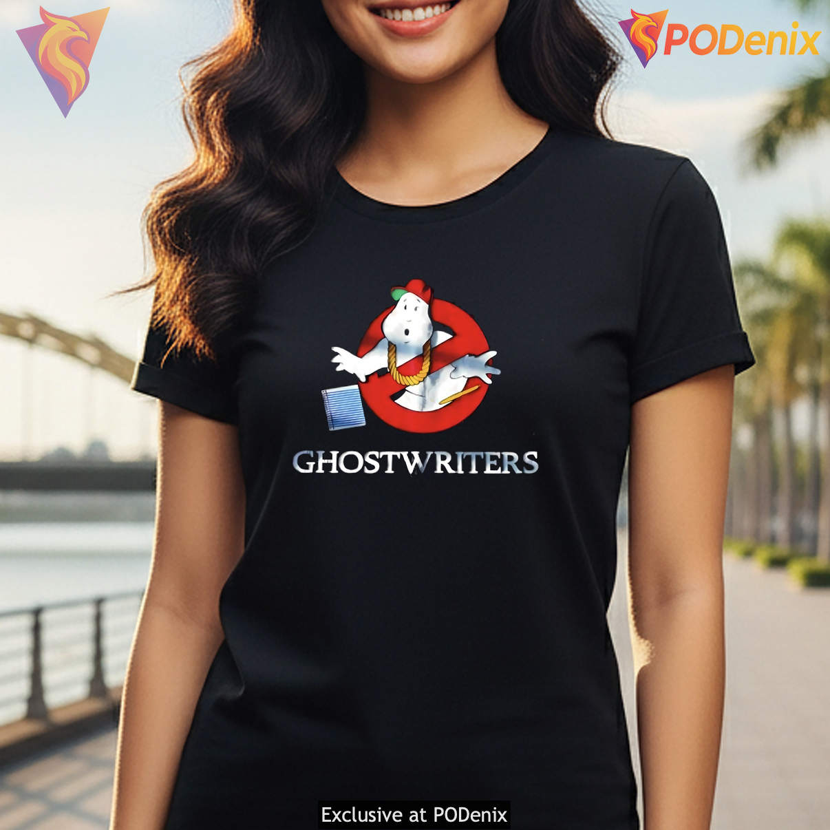 Ghostbusters Ghostwriter Shirt Funny Retro Movie Parody Graphic For Lovers